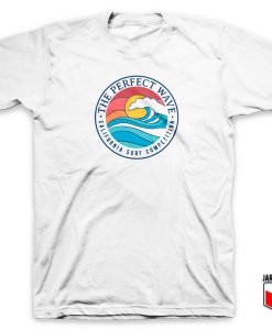 California Perfect Wave Beach T Shirt