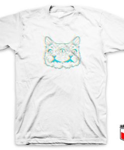 Three Eye’s Neon Cat T Shirt